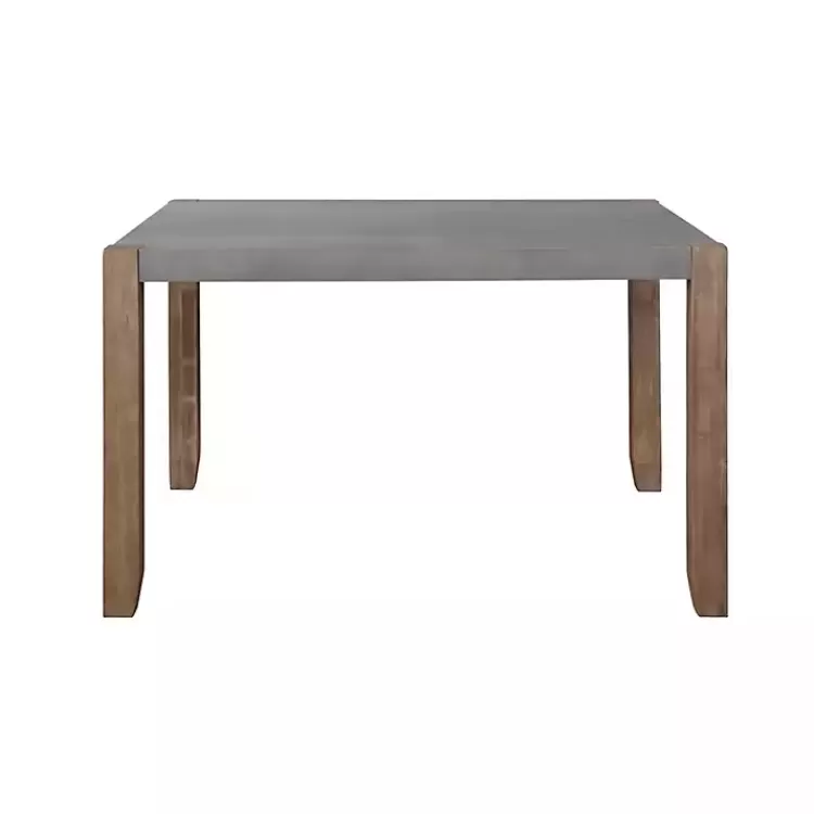 Amber Wood Faux Concrete Top Dining Table>Kirklands Home Sale
