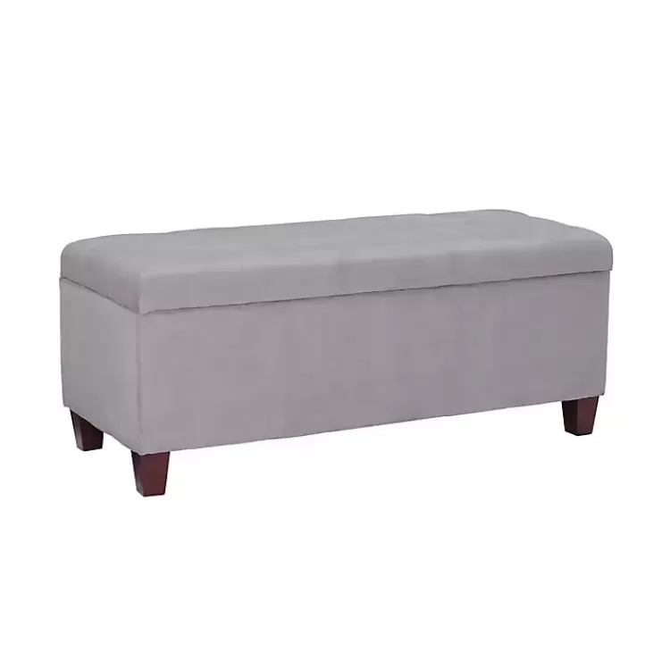 Amelia Tufted Shoe Storage Ottoman Bench>Kirklands Home Sale