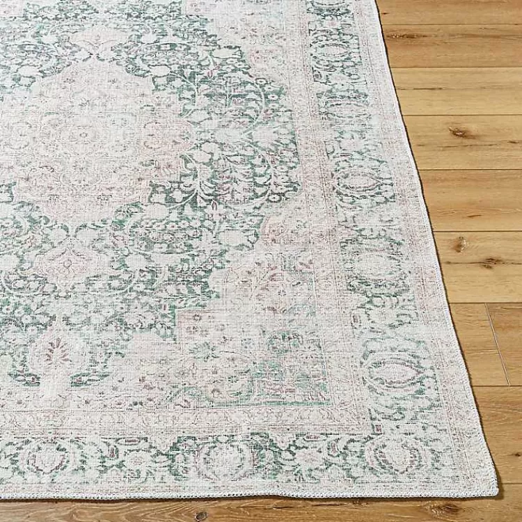 amelie_green_traditional_washable_area_rug_x_3-2.webp Amelie Green Traditional Washable Area Rug, 7x10>Kirklands Home Outlet