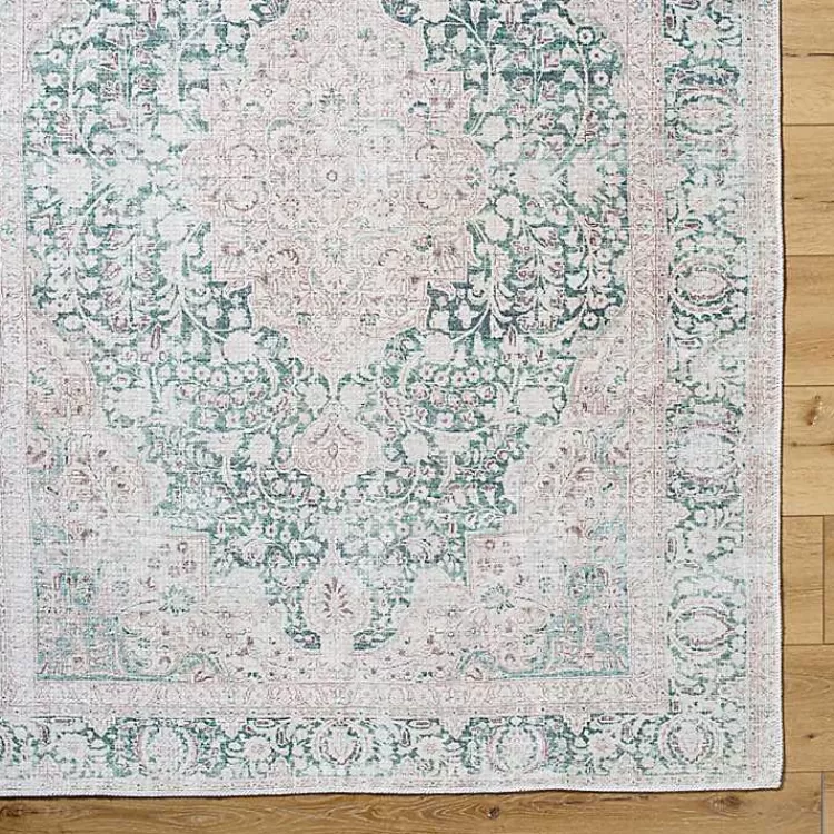 amelie_green_traditional_washable_area_rug_x_4-2.webp Amelie Green Traditional Washable Area Rug, 7x10>Kirklands Home Outlet