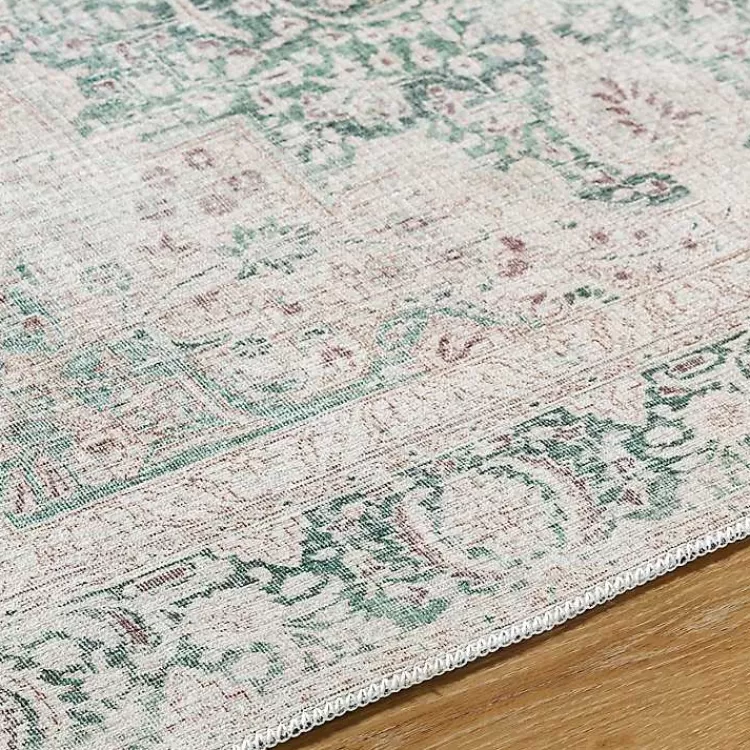 amelie_green_traditional_washable_area_rug_x_5.webp Amelie Green Traditional Washable Area Rug, 5x7>Kirklands Home Best Sale