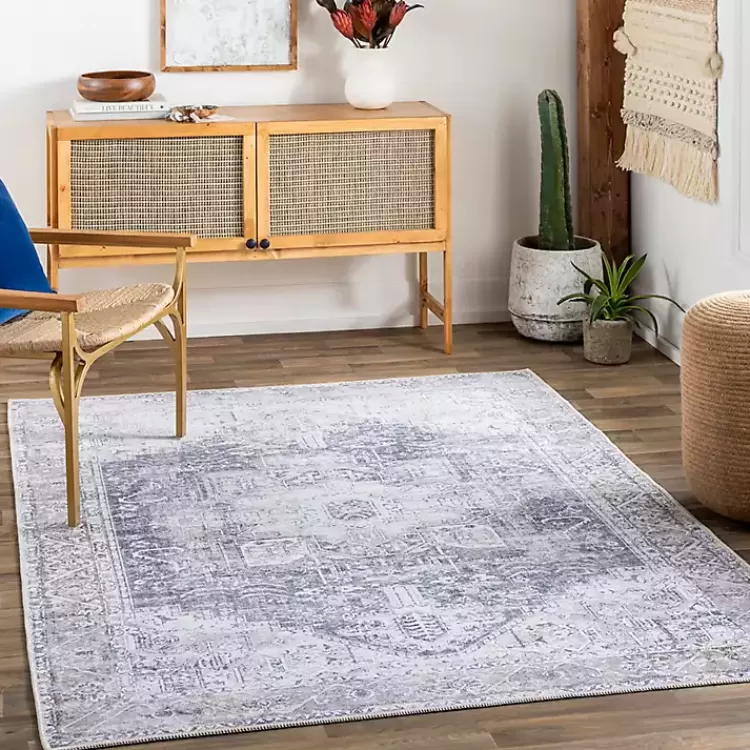 Amelie Navy Blue Classic Washable Area Rug, 7x10>Kirklands Home Cheap