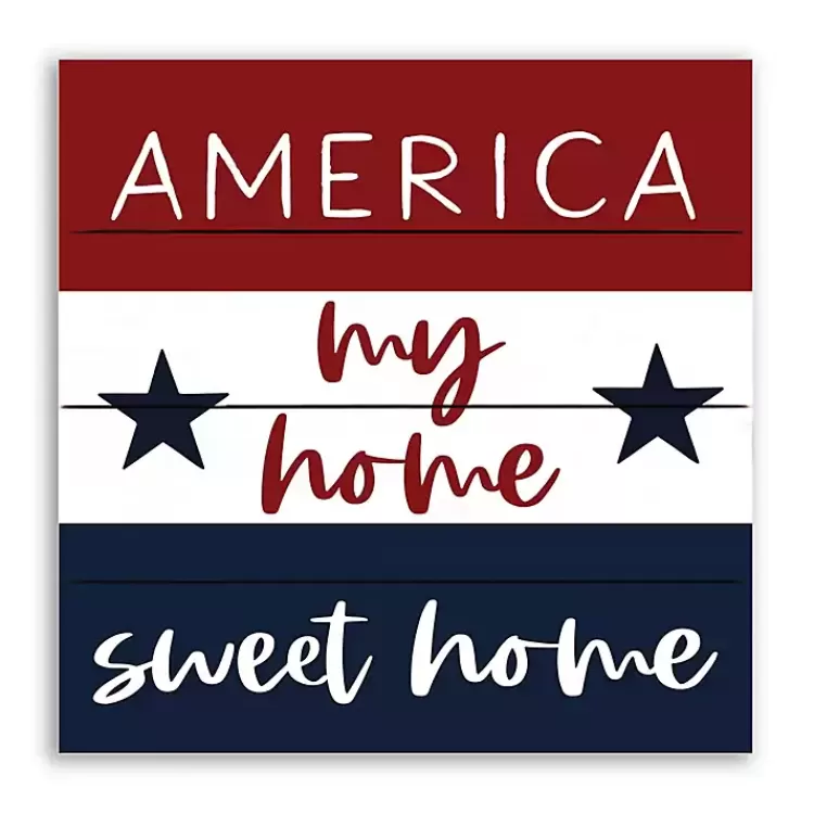 America My Home Sweet Home Pallet Wood Wall Art>Kirklands Home Flash Sale