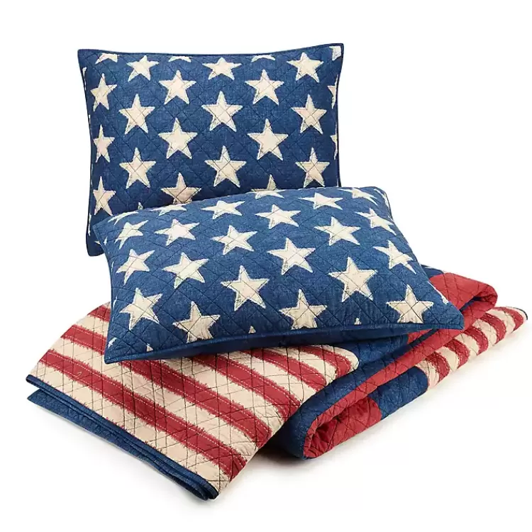 americana_patch_pc_fullqueen_quilt_set_6.webp Americana Patch 3-pc. Full/Queen Quilt Set>Kirklands Home Sale