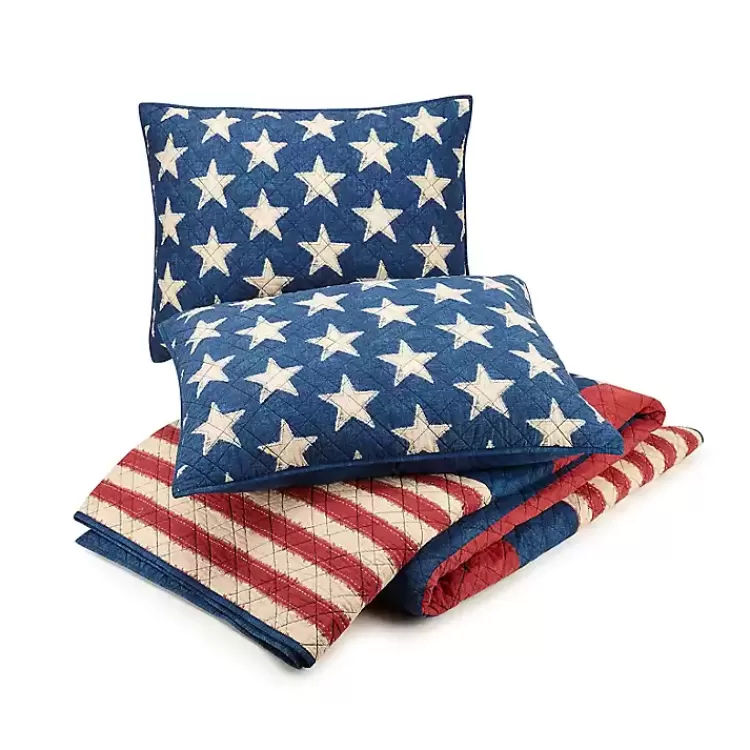 americana_patch_pc_king_quilt_set_5.webp Americana Patch 3-pc. King Quilt Set>Kirklands Home Online