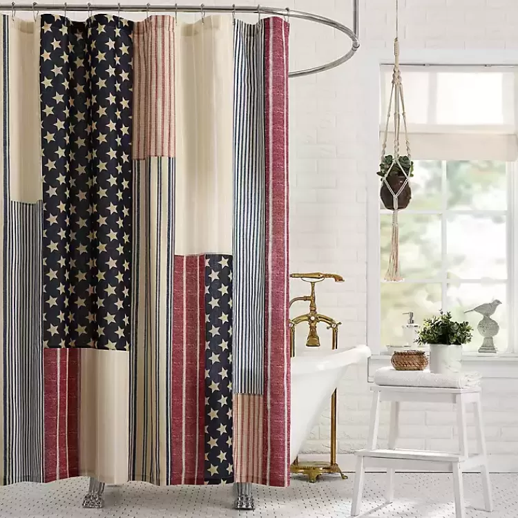 Americana Shower Curtain>Kirklands Home Shop