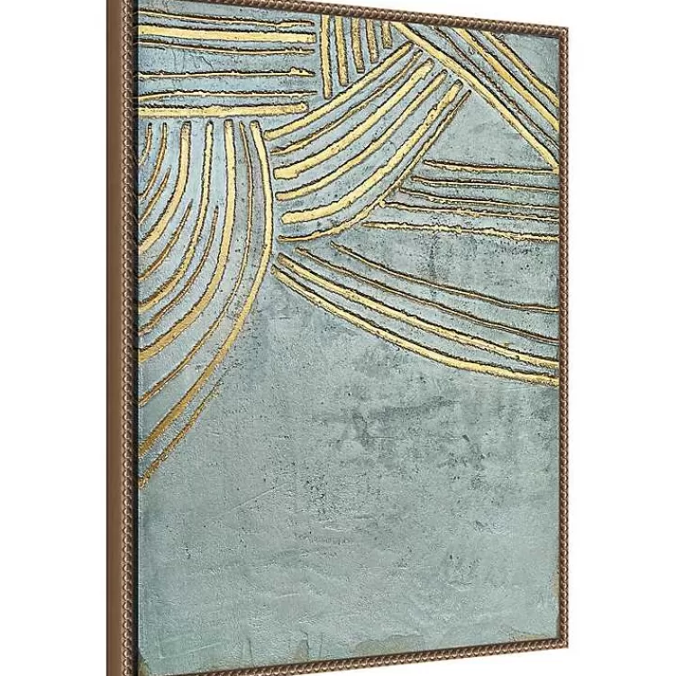 Ancient Gold Sun Canvas Art Print>Kirklands Home Outlet