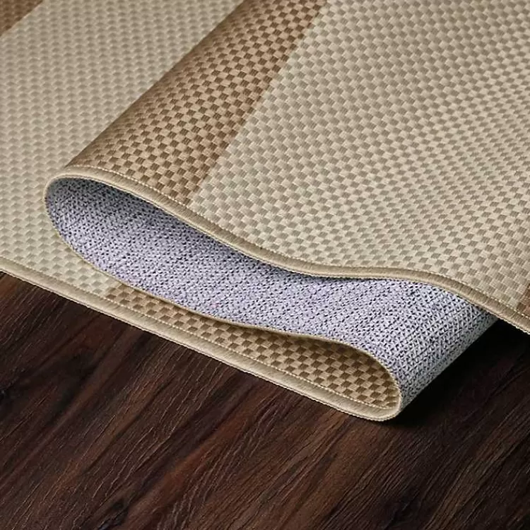anika_natural_striped_washable_area_rug_x_2.webp Anika Natural Striped Washable Area Rug, 5x7>Kirklands Home Outlet