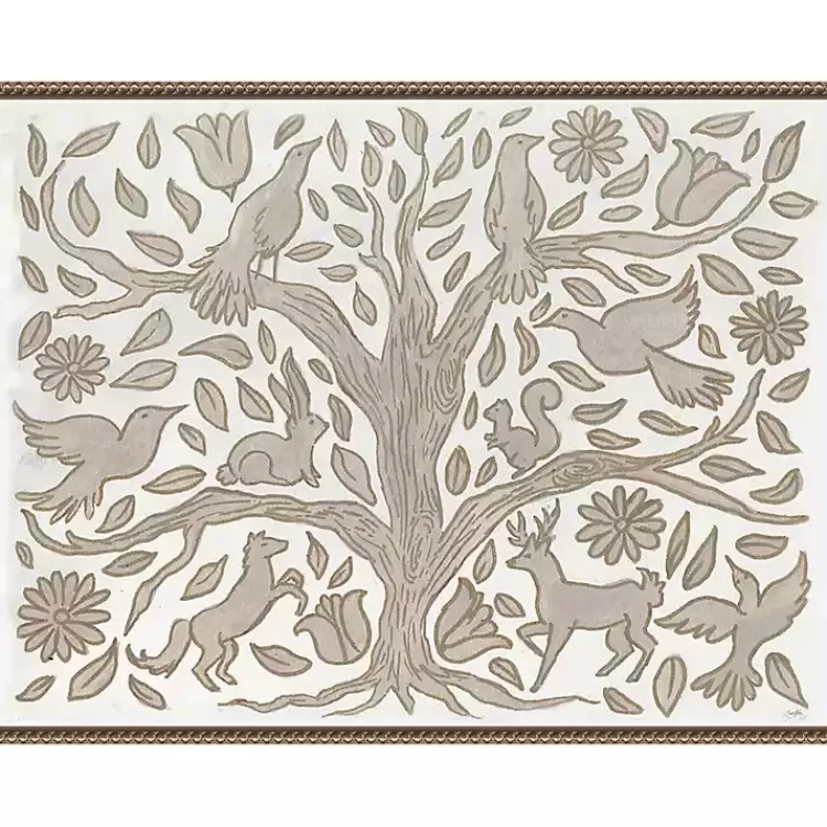 Animal Tree Canvas Art Print, 30x23 in.>Kirklands Home Store