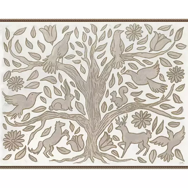Animal Tree Canvas Art Print, 42x32 in.>Kirklands Home New