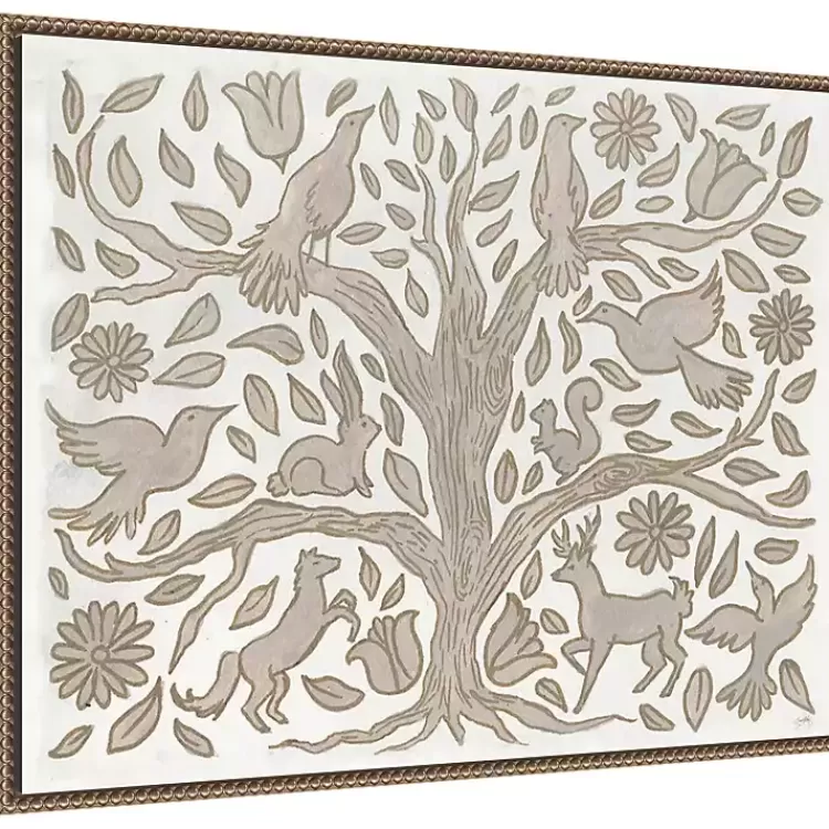 Animal Tree Canvas Art Print, 30x23 in.>Kirklands Home Store