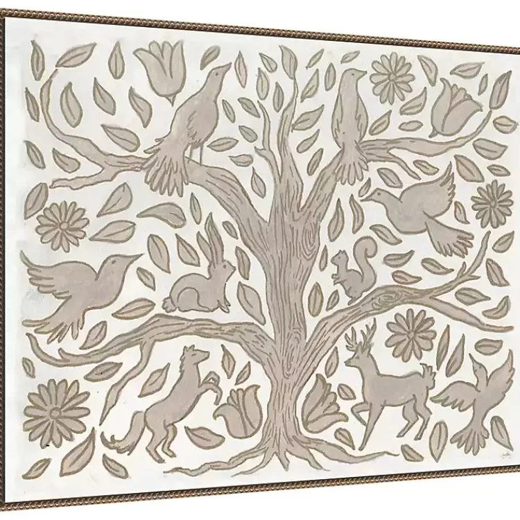 Animal Tree Canvas Art Print, 42x32 in.>Kirklands Home New