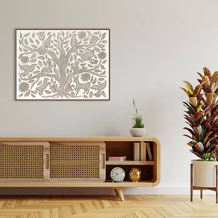 animal_tree_canvas_art_print_x_in_5.webp Animal Tree Canvas Art Print, 42x32 in.>Kirklands Home New