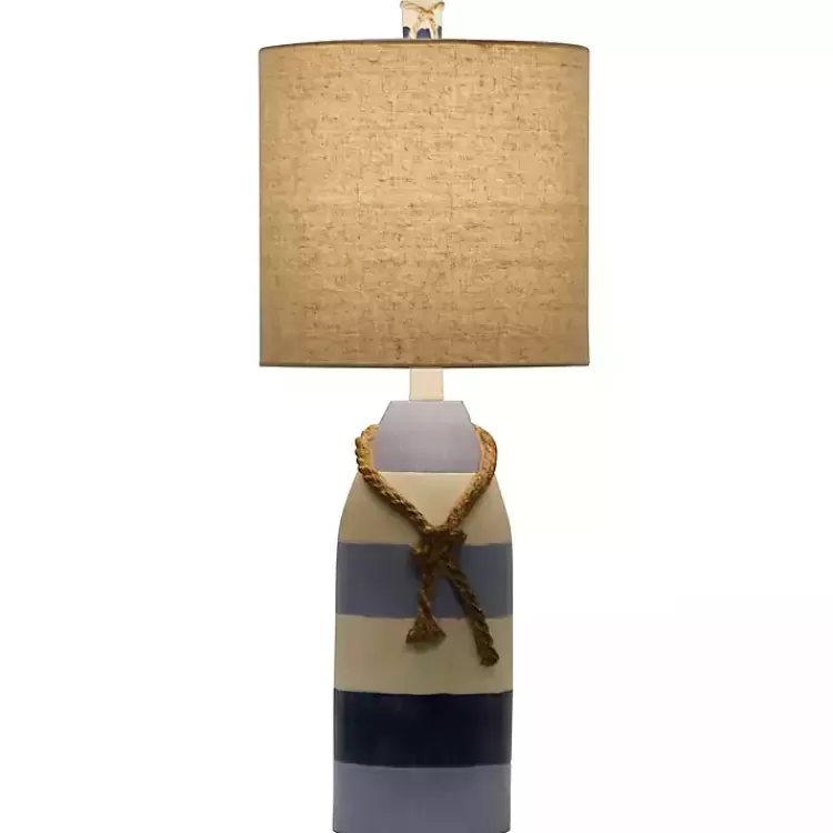 Anna Maria Blue Stripe Table Lamp>Kirklands Home Outlet