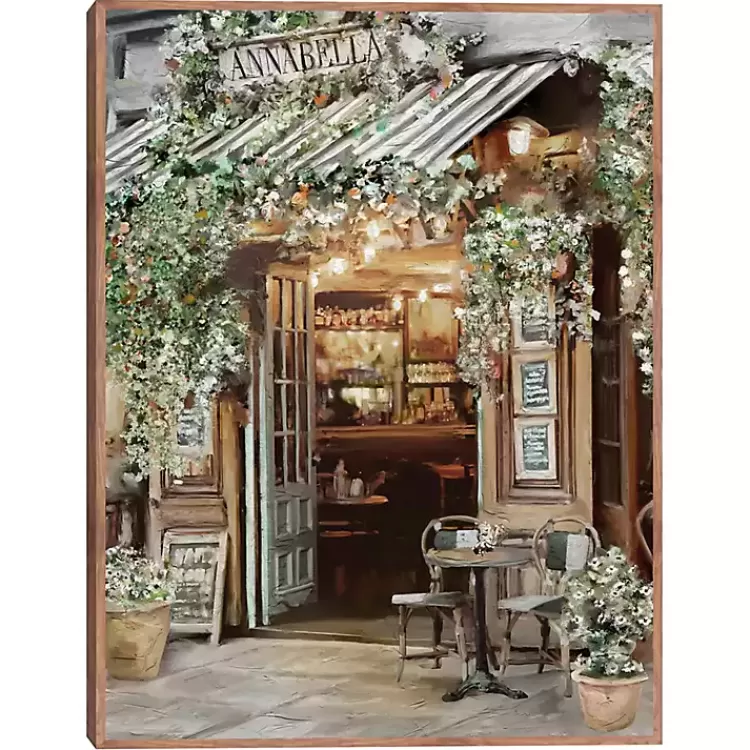 Annabella Parisian Bistro Framed Canvas Art Print>Kirklands Home Best Sale