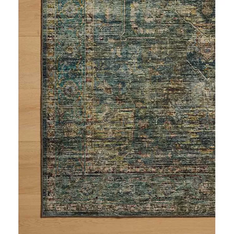 Anniston Vintage Blue Area Rug, 5x8>Kirklands Home Store