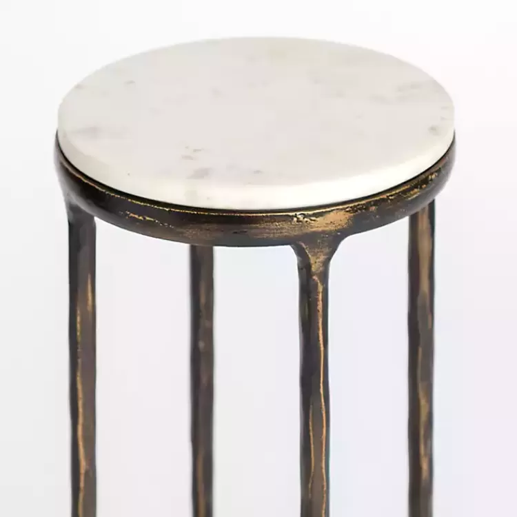 Antique Brass & Marble Cocktail Table>Kirklands Home Flash Sale