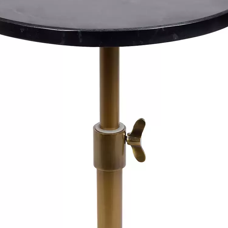 antique_brass_and_black_marble_adjustable_table_3.webp Antique Brass and Marble Adjustable Table>Kirklands Home Store