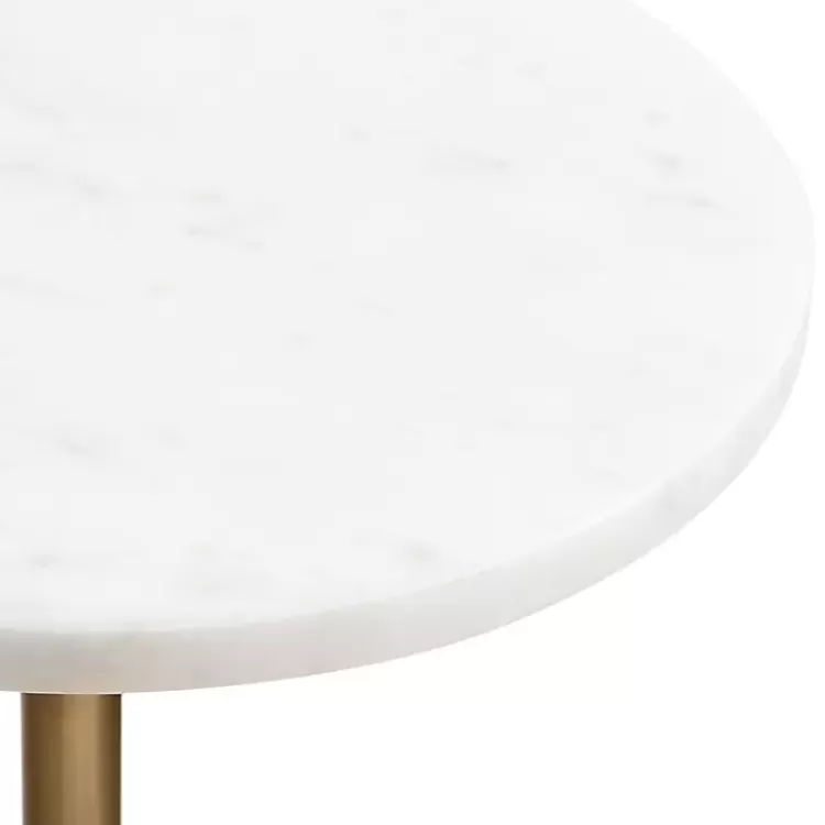 antique_brass_and_white_marble_adjustable_table_2.webp Antique Brass and Marble Adjustable Table>Kirklands Home Hot