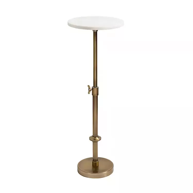 antique_brass_and_white_marble_adjustable_table_5.webp Antique Brass and Marble Adjustable Table>Kirklands Home Hot