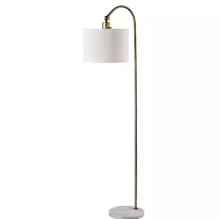 Antique Brass Arc Floor Lamp>Kirklands Home Store