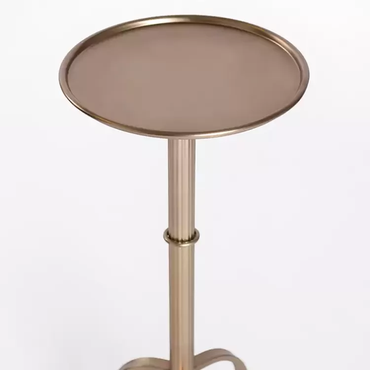 Antique Brass Metal Tripod Cocktail Table>Kirklands Home Cheap