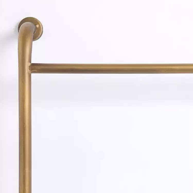 Antique Brass Metal Wall Ladder>Kirklands Home Best
