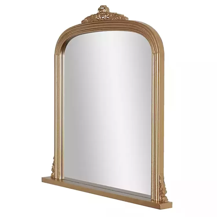 Antique Brass Ornate Filigree Mirror>Kirklands Home Clearance