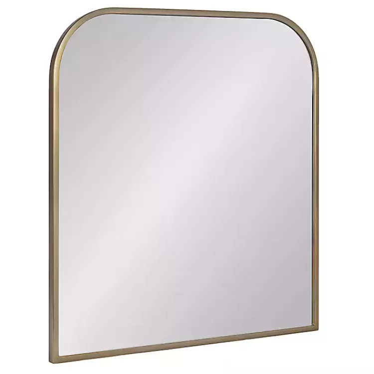 Antique Brass Wide Arch Wall Mirror>Kirklands Home Fashion
