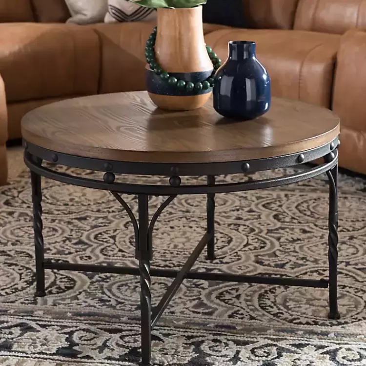 antique_bronze_round_coffee_table_3.webp Antique Bronze Round Coffee Table>Kirklands Home Hot