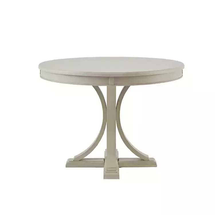 antique_cream_wood_pedestal_round_dining_table_2.webp Antique Cream Wood Pedestal Round Dining Table>Kirklands Home New