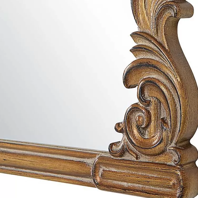antique_gold_baroque_arched_wall_mirror_3.webp Antique Baroque Arched Wall Mirror>Kirklands Home New