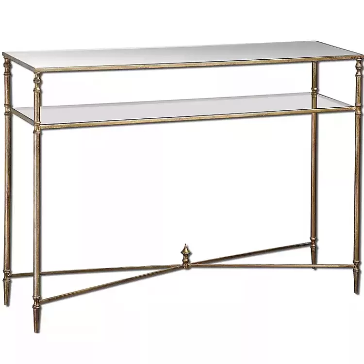 Antique Mirror Top Console Table>Kirklands Home Cheap
