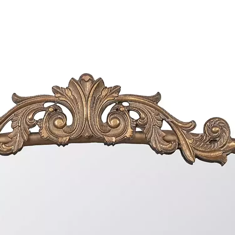 antique_gold_studded_floral_scroll_mirror_2.webp Antique Gold Studded Floral Scroll Mirror>Kirklands Home Clearance
