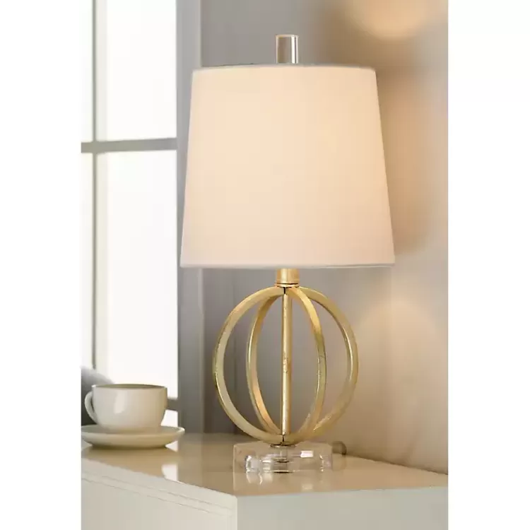 Antique Gold Table Lamp with Steel Base>Kirklands Home Best Sale