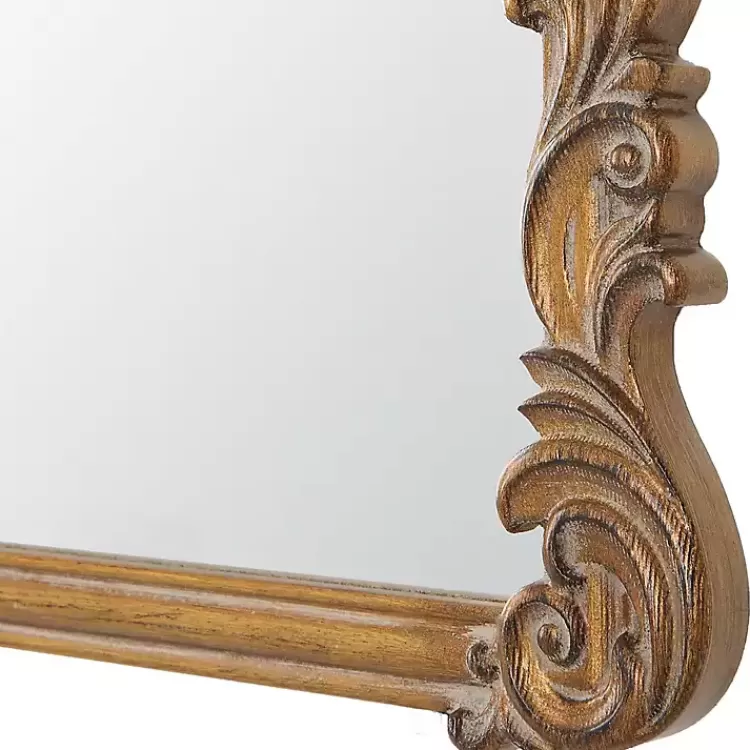 antique_gold_vintage_rectangular_wall_mirror_3.webp Antique Gold Vintage Rectangular Wall Mirror>Kirklands Home Online
