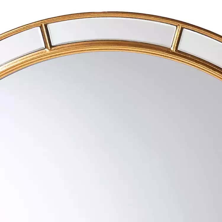 Antique Goldleaf Round Wall Mirror>Kirklands Home Cheap
