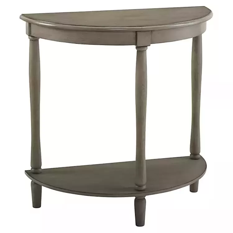Antique Demilune Side Table>Kirklands Home Cheap
