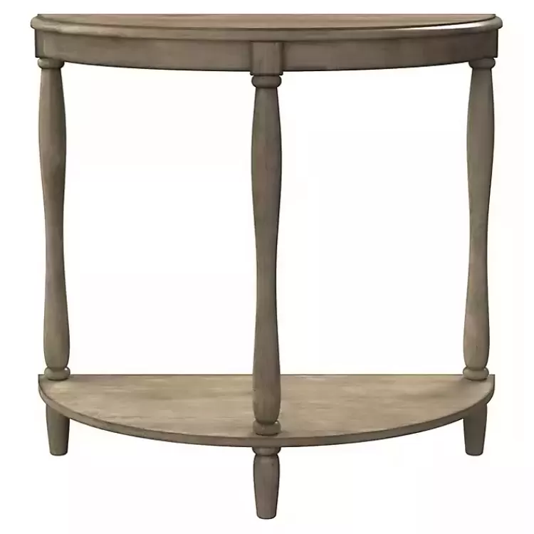 Antique Demilune Side Table>Kirklands Home Cheap