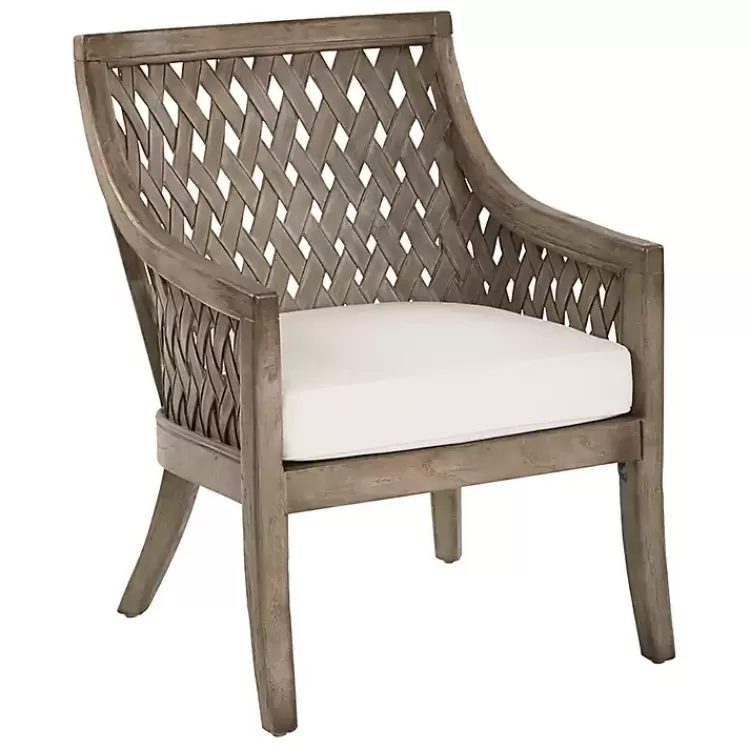 Antique Preston Woven Accent Chair>Kirklands Home Fashion