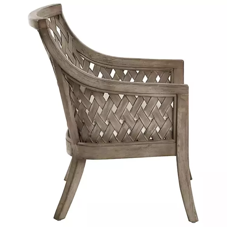 Antique Preston Woven Accent Chair>Kirklands Home Fashion