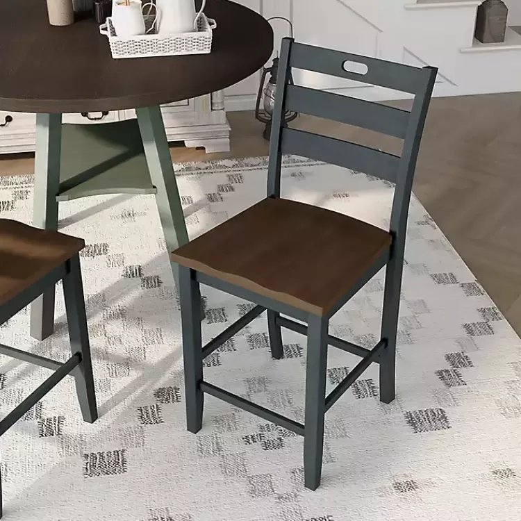 antique_gray_wood_counter_stools_set_of__4.webp Antique Wood Counter Stools, Set of 2>Kirklands Home Hot