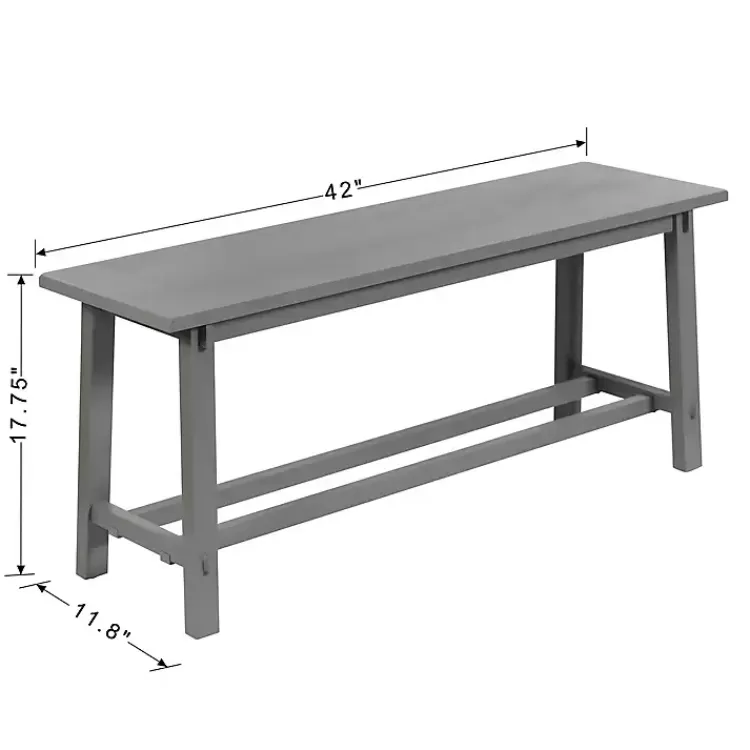 antique_gray_wood_noah_bench_5.webp Antique Wood Noah Bench>Kirklands Home Best Sale