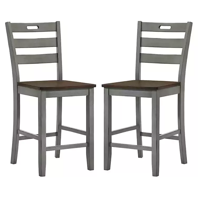 Antique Light Wood Counter Stools, Set of 2>Kirklands Home Hot