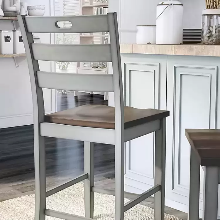 antique_light_gray_wood_counter_stools_set_of__4.webp Antique Light Wood Counter Stools, Set of 2>Kirklands Home Hot