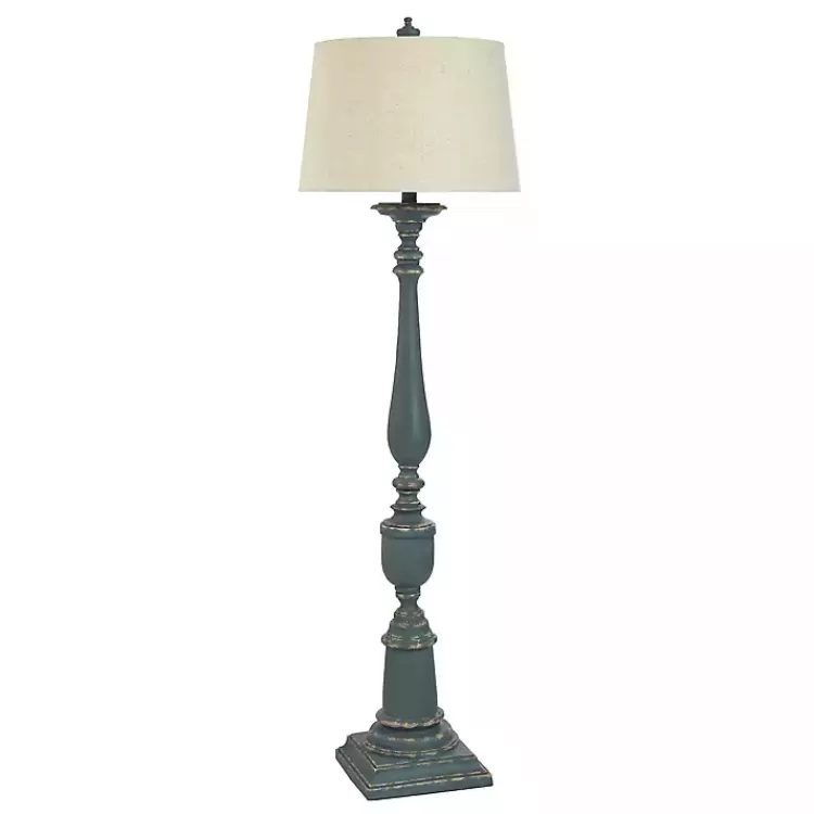 Antique Navy Bourgault Floor Lamp>Kirklands Home Fashion