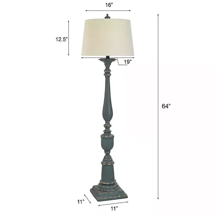 antique_navy_bourgault_floor_lamp_6.webp Antique Navy Bourgault Floor Lamp>Kirklands Home Fashion