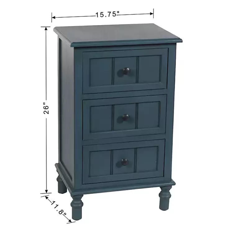 antique_navy_drawer_winnie_accent_table_7.webp Antique Navy 3-Drawer Winnie Accent Table>Kirklands Home Fashion
