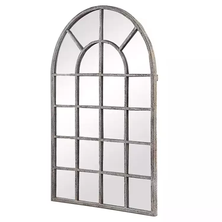 antique_rustic_arch_windowpane_mirror_2.webp Antique Rustic Arch Windowpane Mirror>Kirklands Home Cheap