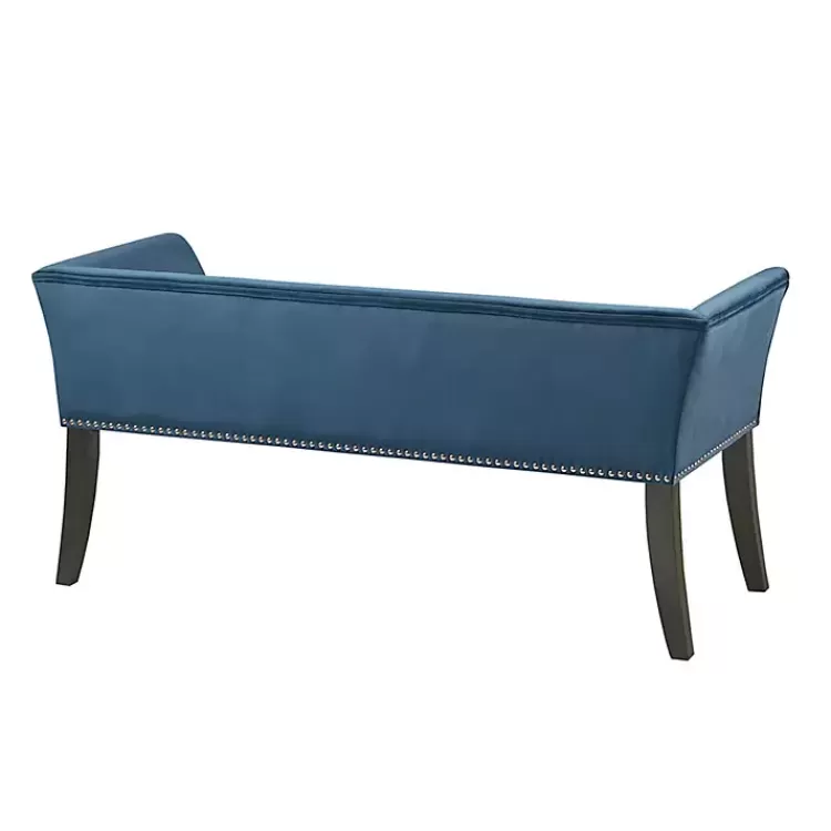 antique_sapphire_low_back_upholstered_bench_3.webp Antique Sapphire Low Back Upholstered Bench>Kirklands Home Flash Sale
